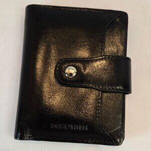 BOSTANTEN Women Leather RFID Blocking Small Bifold Zipper Pocket Wallet - Black